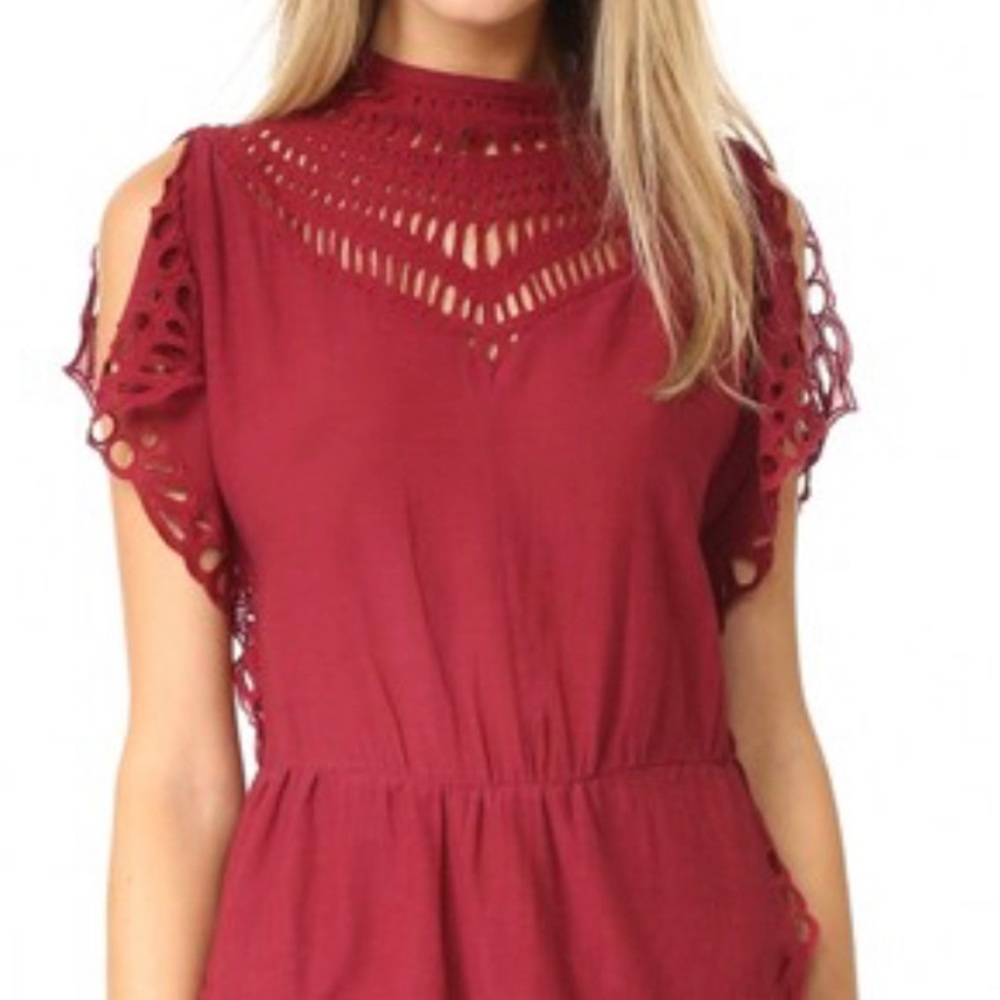 IRO cutout top size small - beautiful detailing. Flattering fit. Worn once.